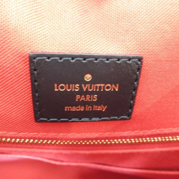 LOUIS VUITTON On The Go MM Tote Bag  Monogram Giant canvas Brown Used LV - Picture 8 of 11